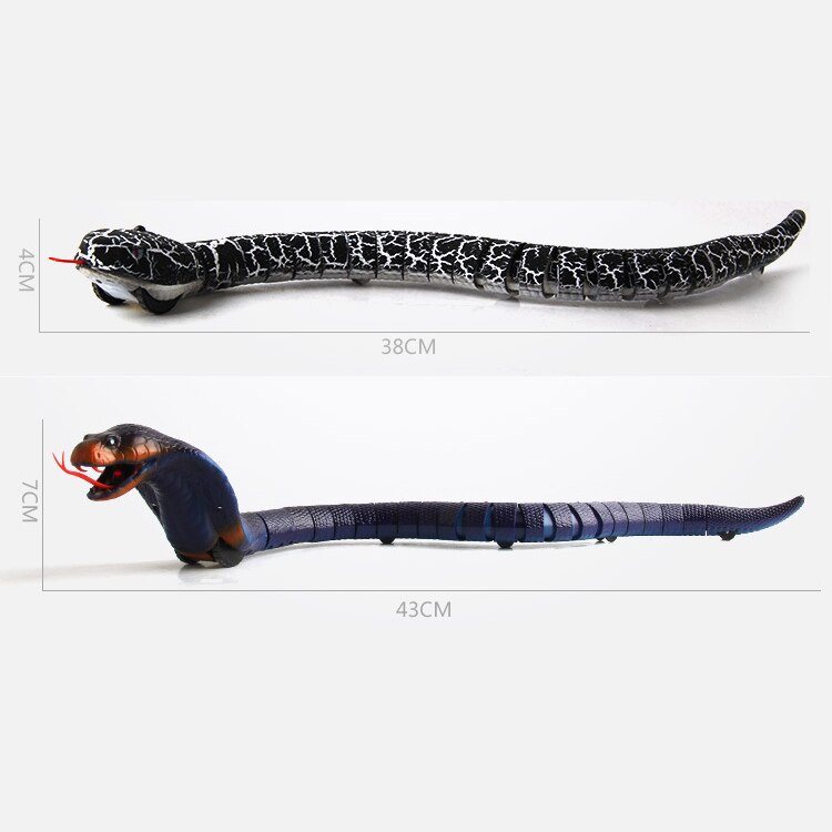 Robots de serpiente a Control remoto para niños y niñas, juguete de simulación de broma, Cobra eléctrica, de 5, 6, 7 y 8 años