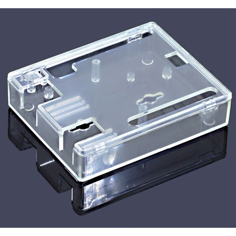 -Plastic Case Shell Transparante Doos Case Shell Voor Arduino Uno R3 Beschermhoes