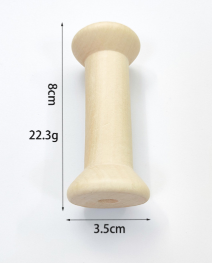 5/10pcs Wooden Bobbins Empty Thread Spools For Twine Wire Ribbons Reel Spool Sewing Accessories Tools DIY Wood Crafts: Light Grey