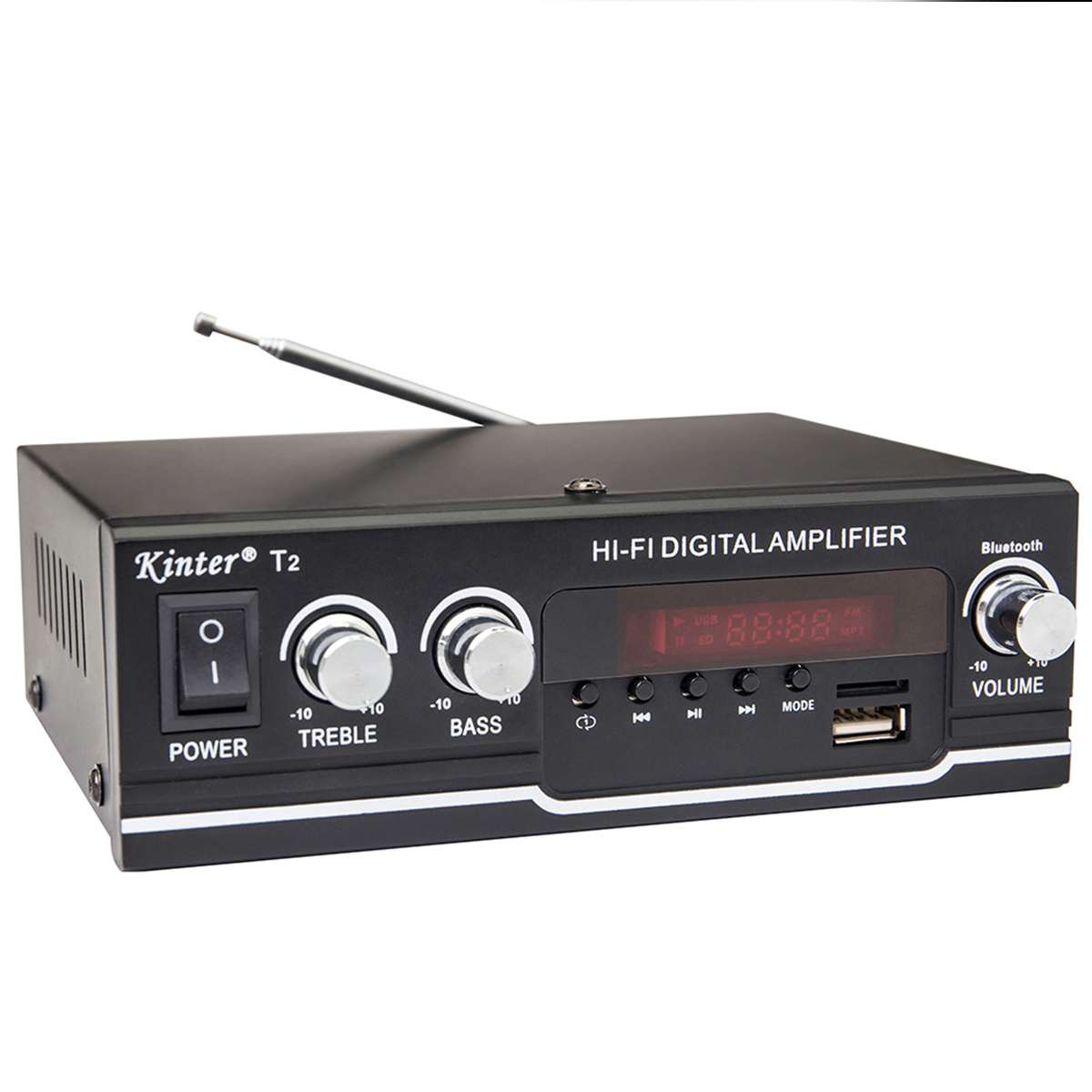 Mini HIFI 60W 220V Audio Powers Amplifier Home Theater Amplifiers Audio with Remote Control Support FM USB SDCards bluetooth