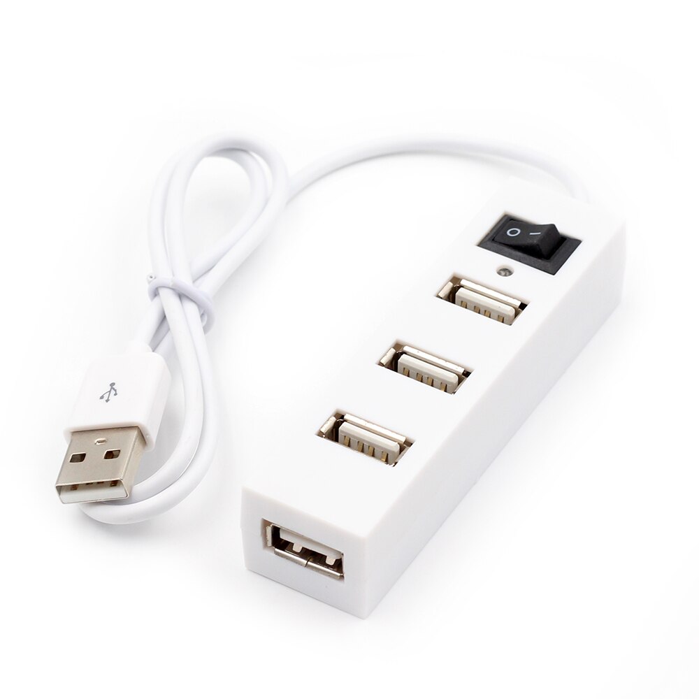 High Speed Mini 4 Port USB 2,0 Hub USB Port Splitter Für Laptop PC Computer-peripheriegeräte Zubehör Freies