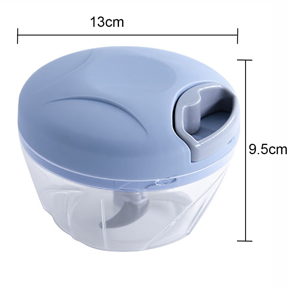 500/900ml Kitchen Manual Vegetable Garlic Cutter Chopper Meat Mincer Slicer