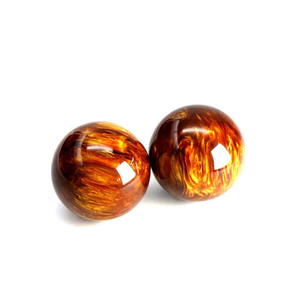 2pcs Handballs Exquisite Smooth Decorative Handballs for Olds