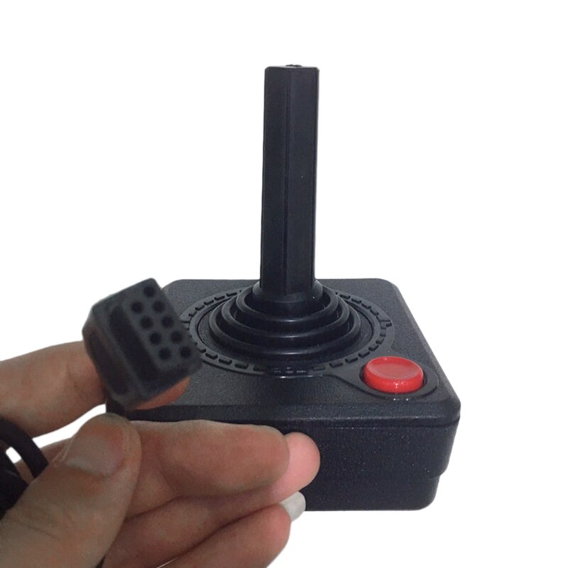 Gaming Joystick Controller for Atari 2600 Game Rocker with 4-Way Lever and Single Action Button Retro Gamepad