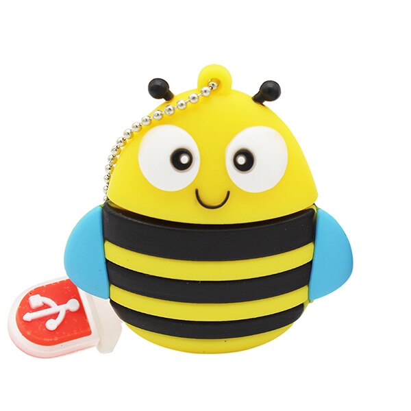 TEXT MIR 64GB nette cartoon Pinguin eule fuchs stil usb-stick usb 2.0 4gb 8gb 16gb 32GB vreative stick: 4GB / YELLOW