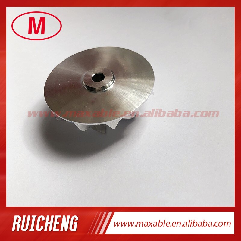 GT35 forward 38.20/55.50mm 6+6 blades turbocharger milling/aluminum 2618/billet compressor wheel