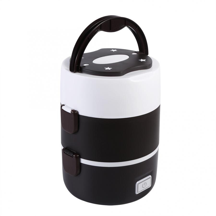 Boîte à déjeuner chauffante électrique à 3 niveaux, ensemble de récipient chauffant pour aliments, Bento Portable 220V cuisine