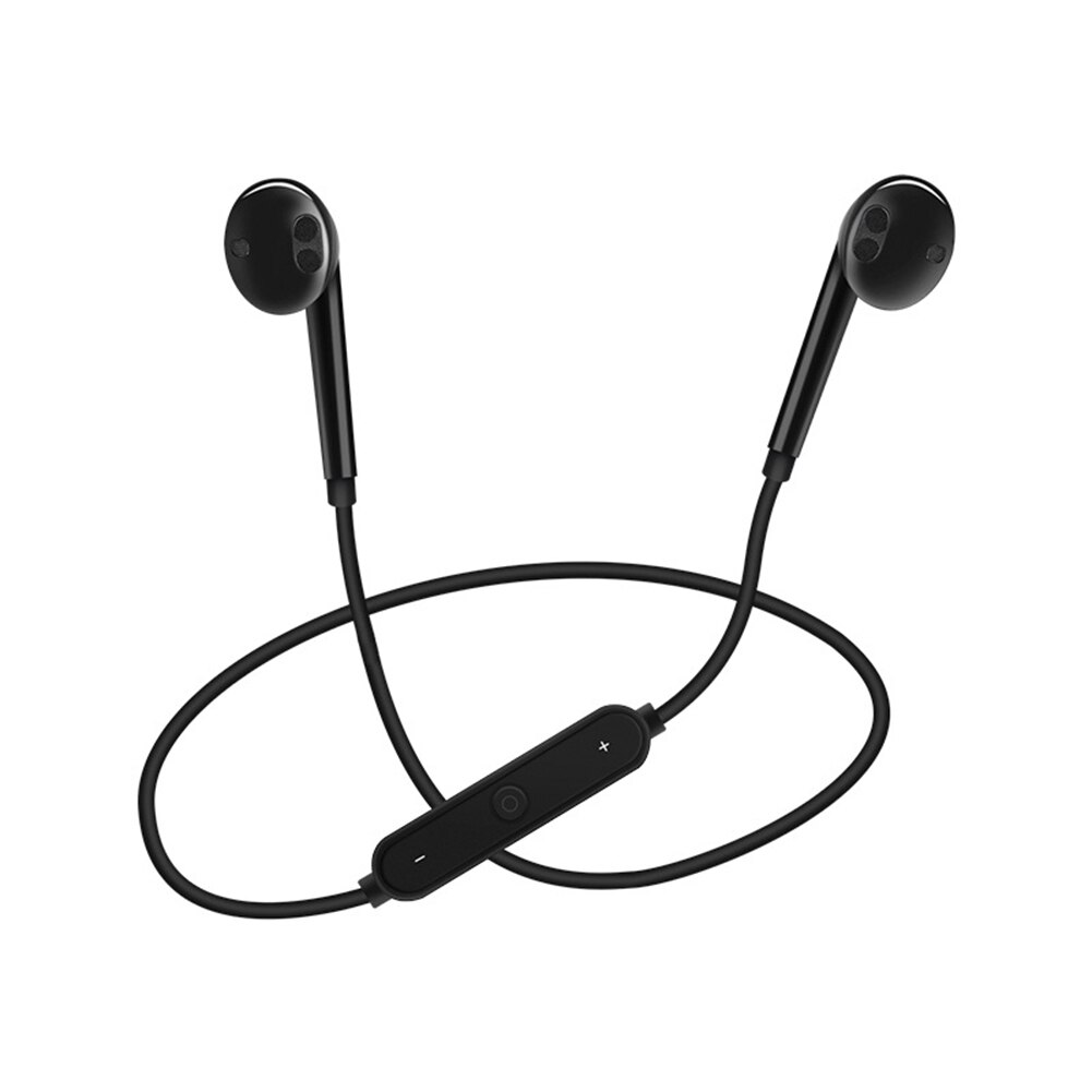 Neueste Drahtlose Bluetooth V5.0 Kopfhörer 3D Stereo Headset Halsband Sport Ohrhörer Bass in-ohr Kopfhörer Mit Mic Für Alle Telefon: Schwarz