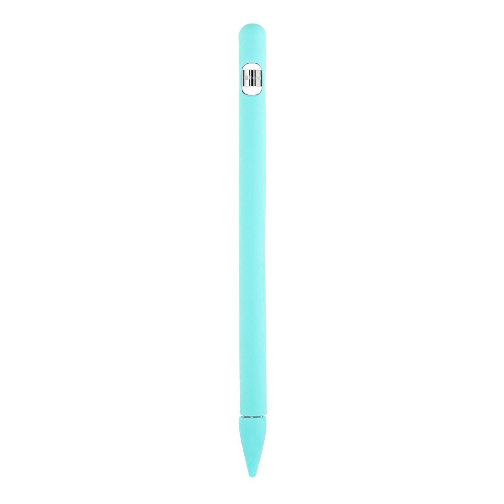 Funda protectora para Apple Pencil 1, funda de silicona blanda de colores Compatible con iPad, tableta, lápiz táctil: Lake blue