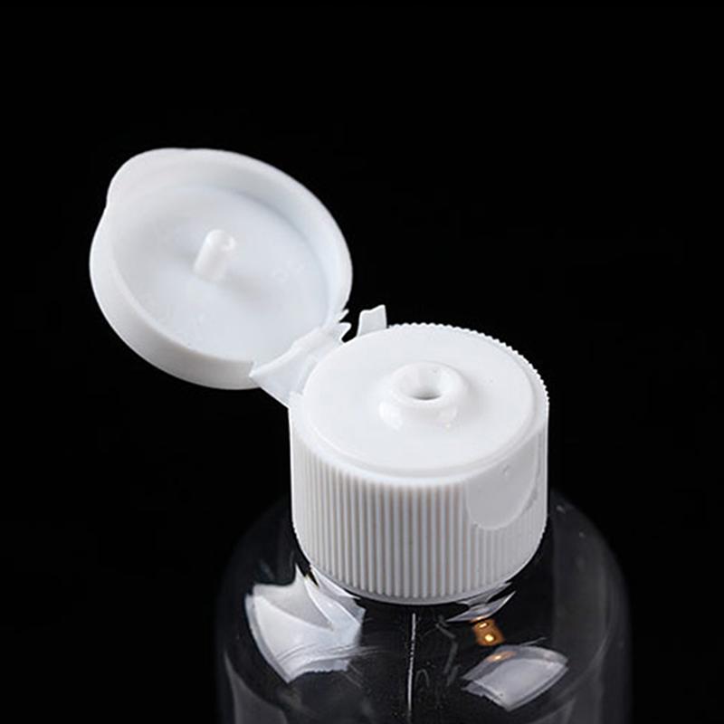 10 stuks 50ml lege plastic monsterflesjes, potjes, flesjes met klapdeksel, perfect voor verzachtende water-douchegel-emulsie