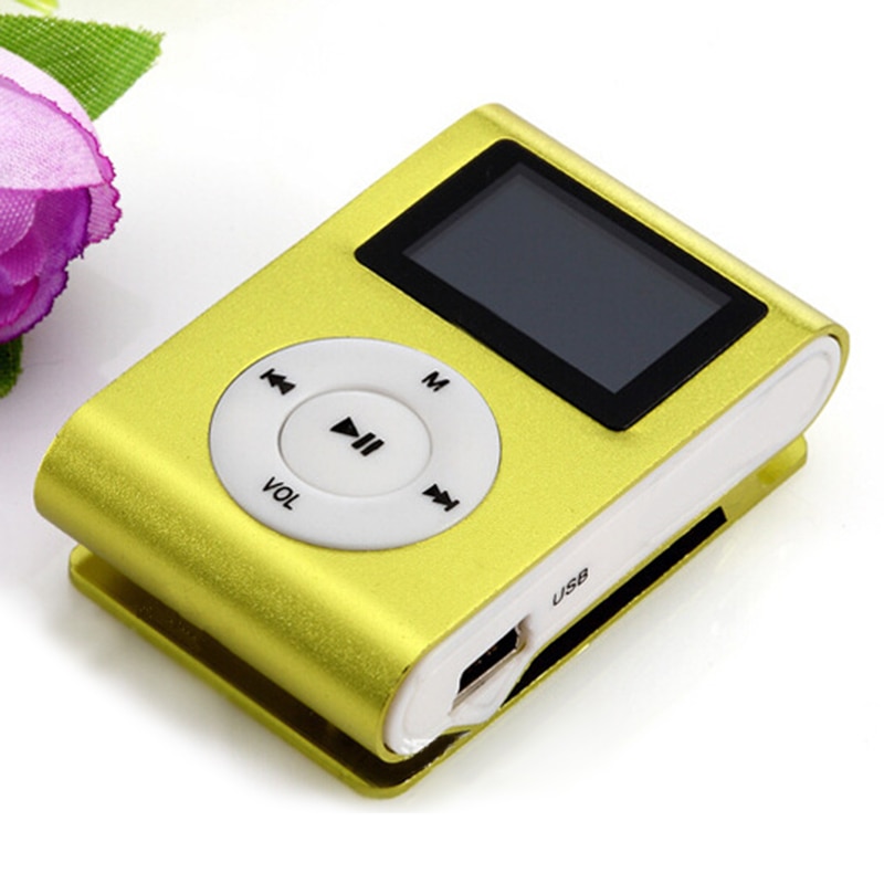 Mini Mp3 Speler Pocket Audio Usb Clip MP3 Speler Lcd-scherm Ondersteuning 32 Gb Micro Sd Tf Card Radio Walkman lied Ondertitels 6 Kleuren: 4