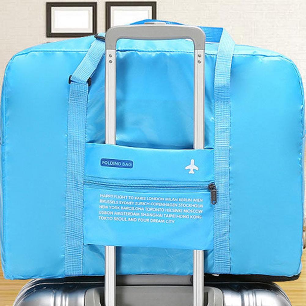 Luggage Bags Easy to Carry Fabric Lightweight Foldable Travel Duffel Bag Tote Gym Bags for Overnight