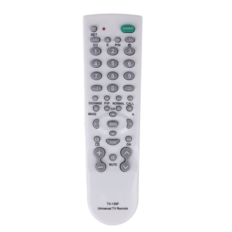 1pc Universal TV Remote Control Super Version Television White Remote Control TV Remote Control Accessories Parts