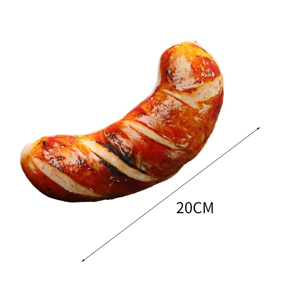 Simulation Squid Drumsticks Chicken Wings Grilled Fish Shape Pillow Soft Lumbar Back Cushion Plush Food Pillow