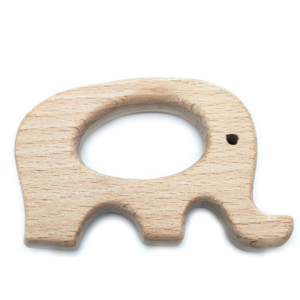 Juguetes de gimnasio para bebé DIY, colgante de collar de madera, juguetes de mordedor de madera de alimentaria, juguetes de dentición de madera