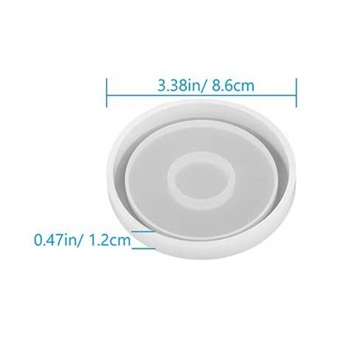 DIY Crystal Cement Mold Making Succulent Plant Flower Pot Resin Mold for Garden Planter Candle Pen Holder Crafts Base Home Decor: 2