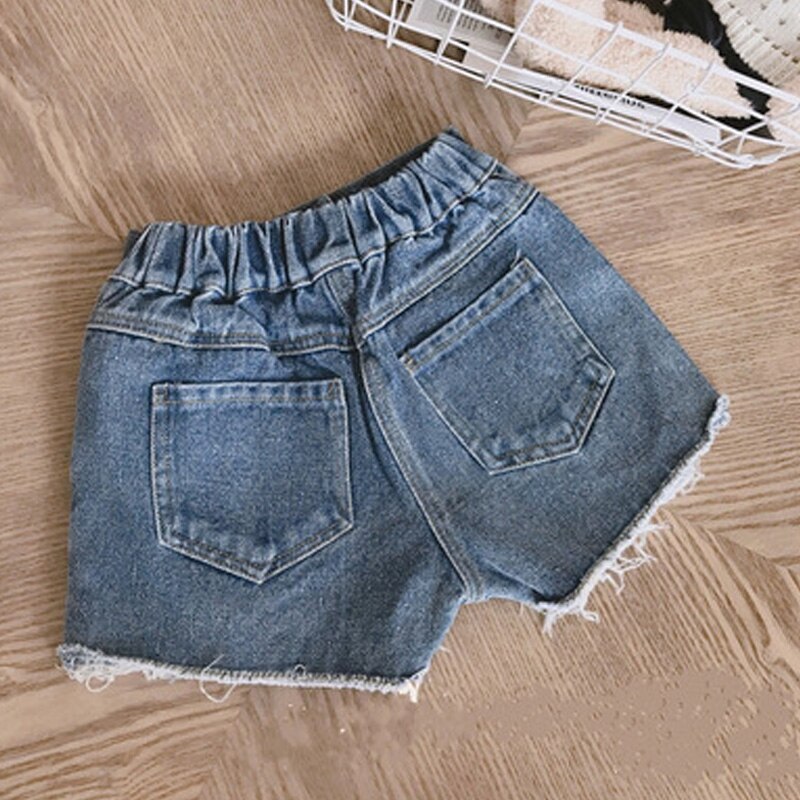 Summer Clothes Baby Girls Shorts Denim Shorts Boys Shorts Girls Holes Shorts For Children Clothing Pants