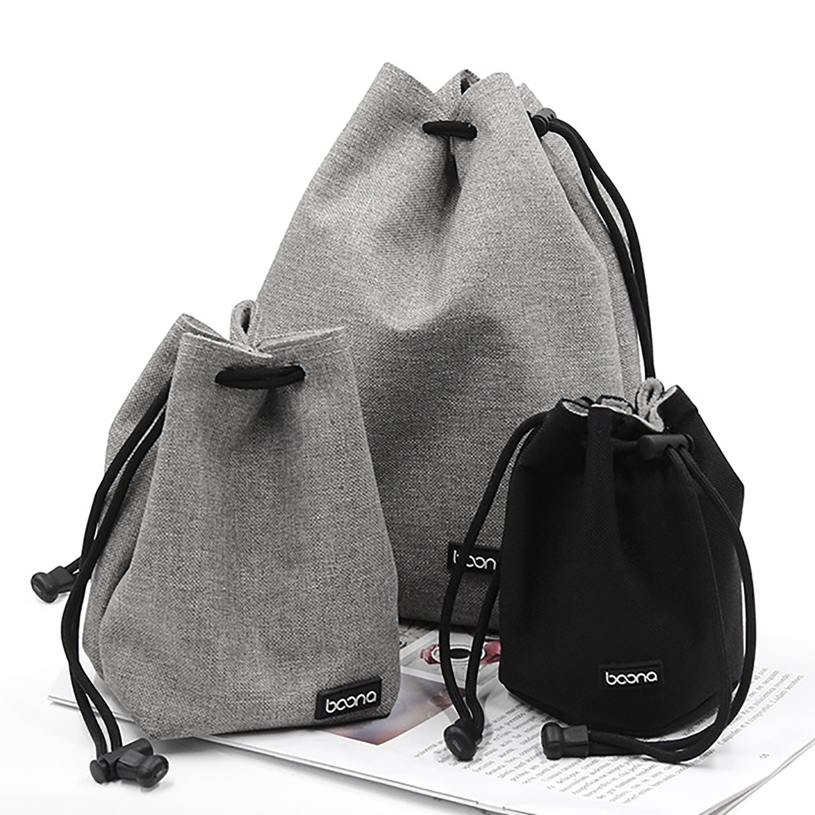 Sacoche de protection pour objectif d&#39;appareil photo, étui en Lycra pour appareils photo DSLR, Nikon, Canon, Sony, Olympus, Fuji