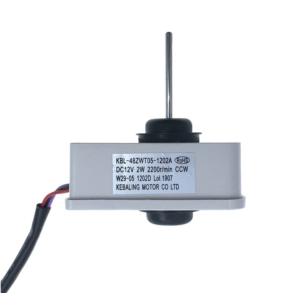 Kbl -48 zwt 05-1202a (dc12v 2w 2200r/ min) kjøleskap deler fordamper viftemotor