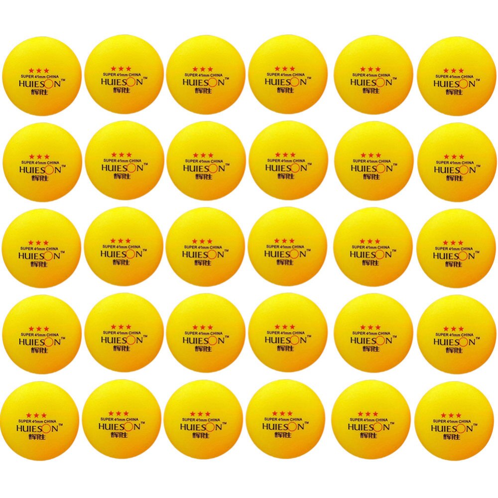 30 Uds Material pelotas de tenis de mesa 3 estrellas plástico Pelotas de Ping Pong pelotas de entrenamiento de tenis de mesa
