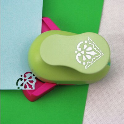 10 design blad hjørne scrapbooking slag diy slag kutter skrog papel utklippsbok papir cortador håndverk skrog puncher: Stil 6