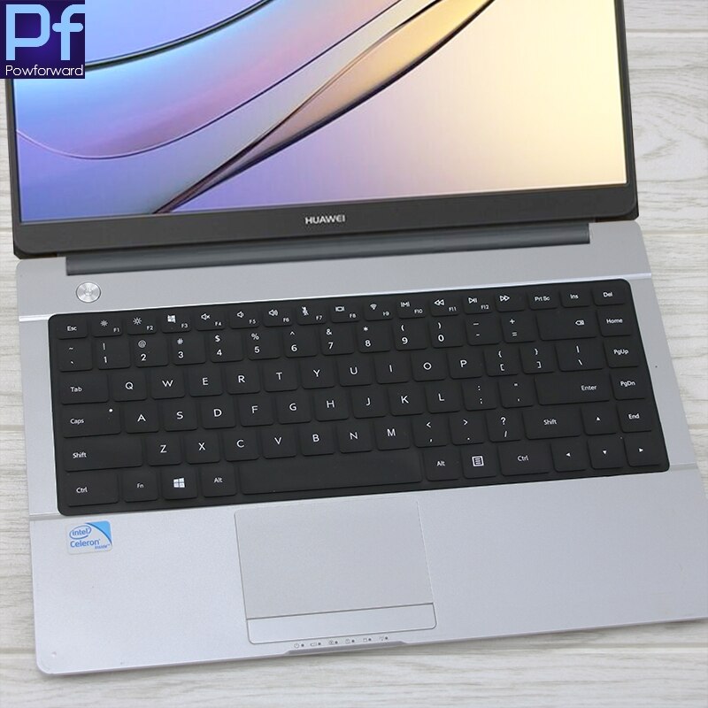 Silikoninen kannettavan tietokoneen näppäimistön kansi matebook huawei matebook  d 15.6 '' mrc -w50 pmrc -w60 pl-w19 pl-w29 15.6 tuuman suoja: Kaikki mustaa