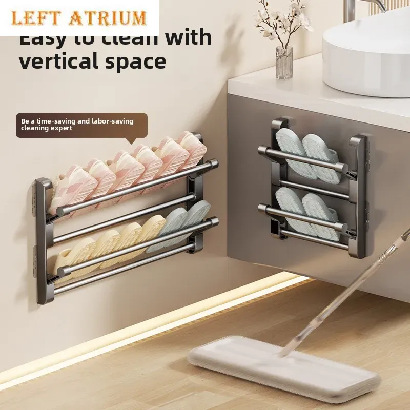 Wieszak na kapcie bez wiercenia, haczyk na kapcie robić łazienki, montowany na ścianie, robić sypialni, porządkowany schowek, suszarka robić butów, organizer dla obuwnika.