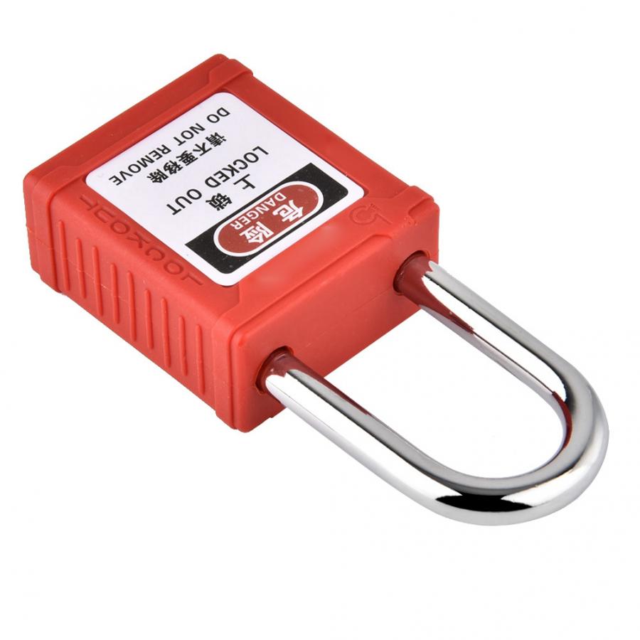 Metal Magnetic Lock Engineering Safety Padlock Steel Beam Lockout Energy Isolation Tagout Red Lock