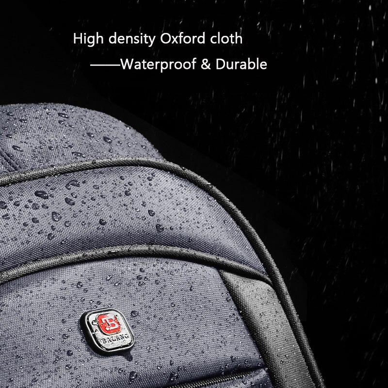 Mochila de negocios de 16 pulgadas para hombre, bolsa para ordenador portátil multifuncional, sencilla e informal, resistente al agua, mochila para estudiante de 4 capas