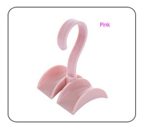 Closet Organizer Staaf Hanger Handtas Opslag Purse Opknoping Rack Houder Haak Tas e: Roze