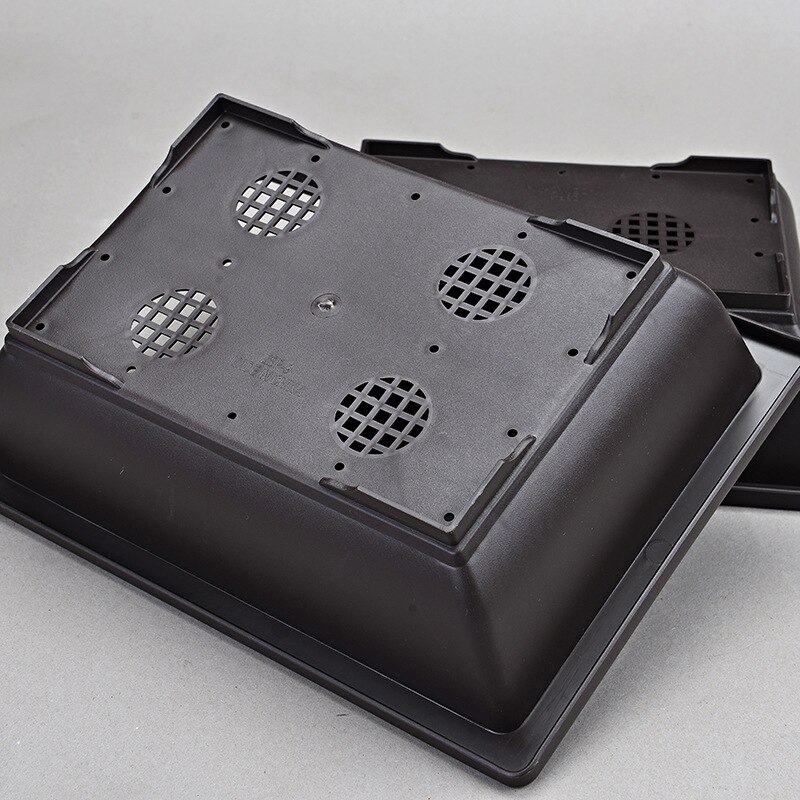 1 ensemble pot de fleur imitation violet balcon rectangle bonsaï bol bassin pépinière planteur plateaux en plastique