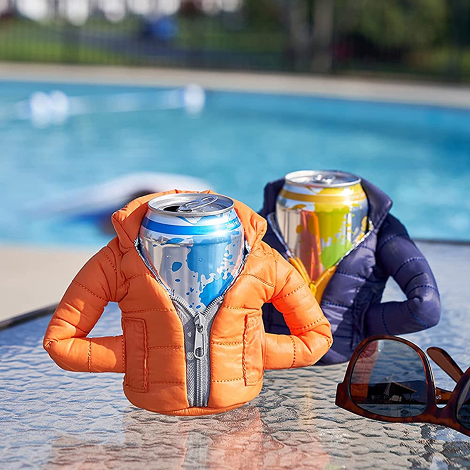 Jacket for Keeping Beverage Cool Beer Clothes Bottle Opener Jacket for Keeping Beverage Cool Beer Drinking Cool Drinks