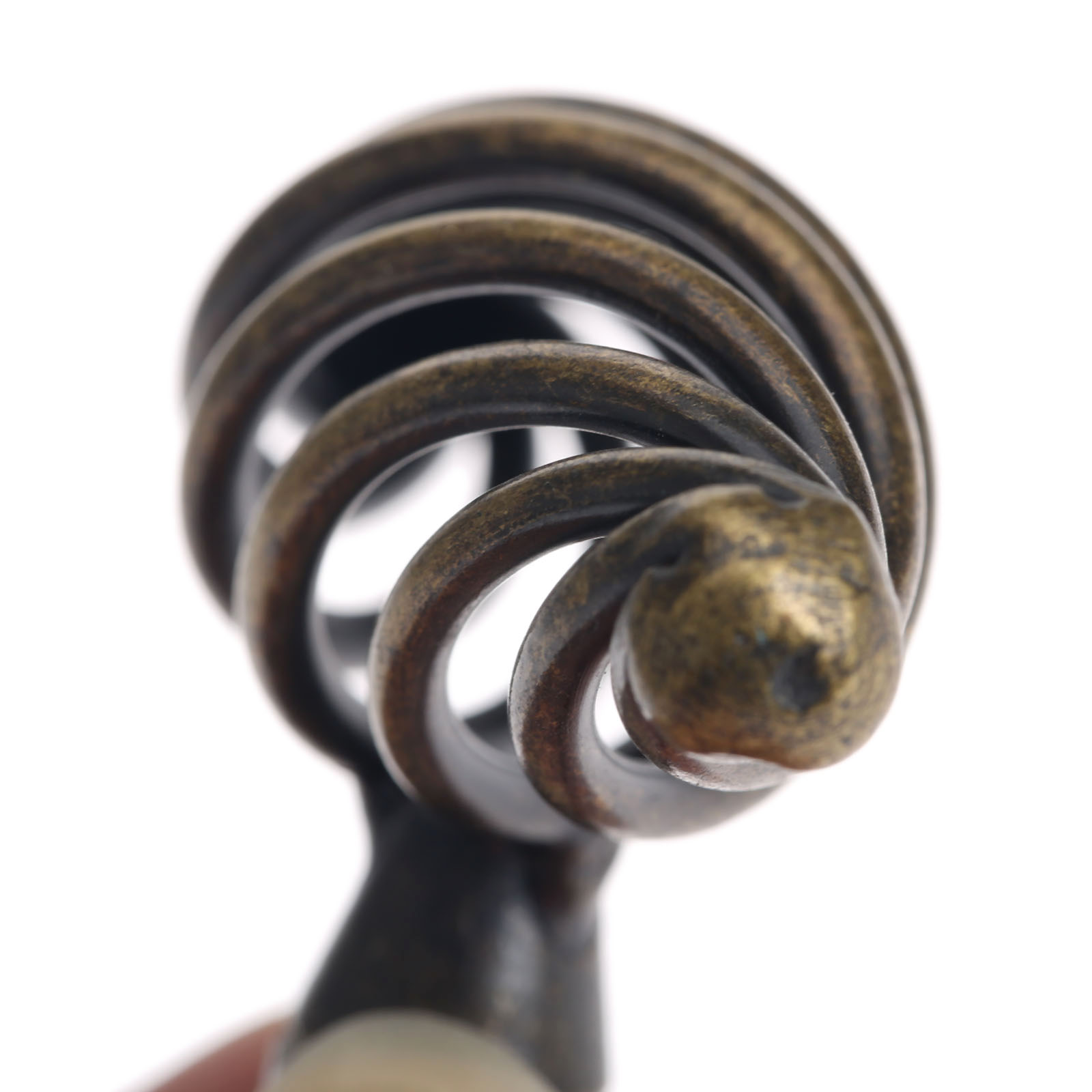 Vintage fuglebur trækhåndtag antik bronze udhult skab trækker skuffeknopper garderobe dørtrækkere