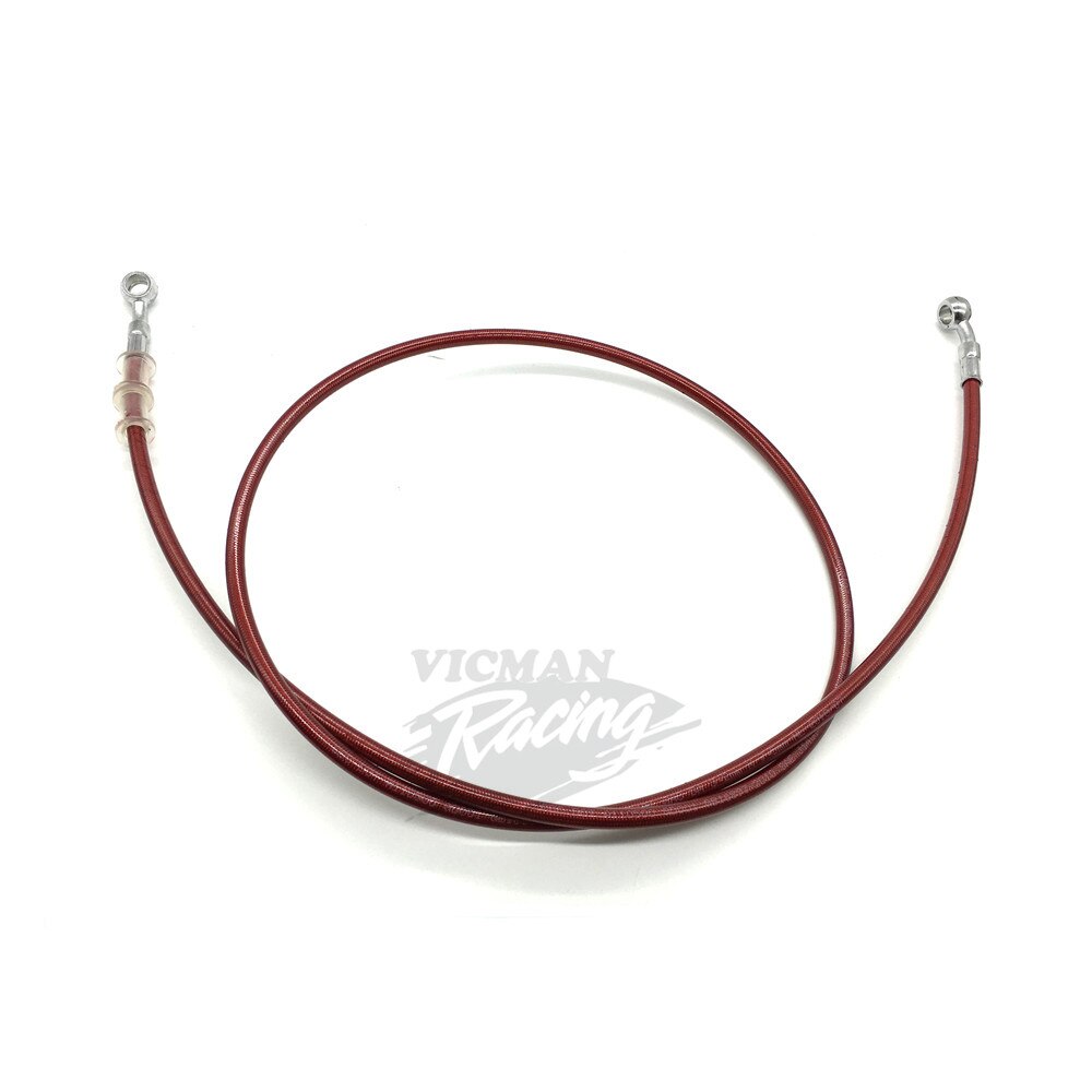 Manguera de freno trenzado Universal para motocicleta, cable de freno de acero, tubería de Banjo hidráulico de 220mm-400mm, 1500 cm