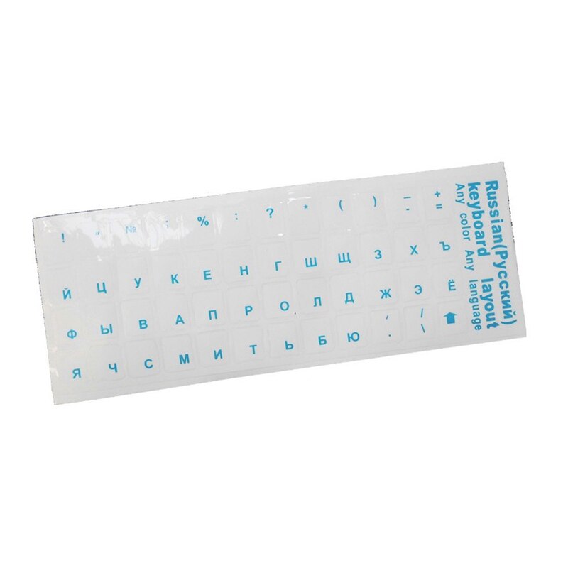 SIANCS rosyjska klawiatura klawiatura naklejki na komputer klawiatura mechaniczna zeszyt ambona laptop rosjanie przezroczysta osłona