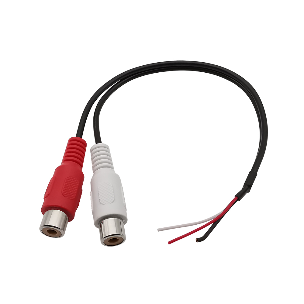 RCA Female Male Audio Extension Cable Stereo AV Video Plug Connector Adapter Cord Wire: MULTI / 10-19Pcs