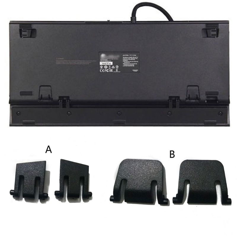 2 uds soporte de repuesto para teclado pata soporte de plástico para Corsair K65 K70 K63 K95 K70 LUX RGB Teclado mecánico para jugar reparación