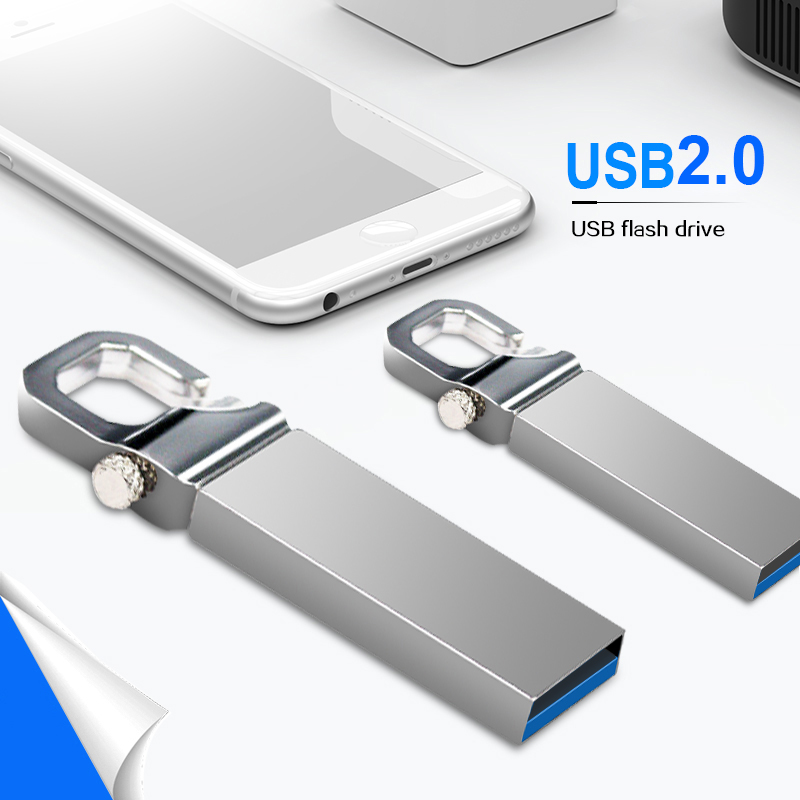 NEUES USB-Blitz-Laufwerk 2.0 hoch Geschwindigkeit 128 GB 64 GB 32 GB 16 GB 8 GB Cle USB 2.0 Blitz-Stock 64 GB 128 GB Metall 2.0 Stock Kuli Antrieb