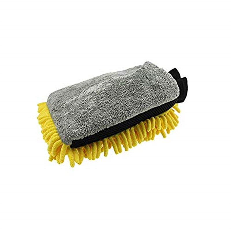 Bilvask handsker bil rengøring værktøj blød absorberende handske auto detaljer vaske handske klud blød og tyk mikrofiber handske: Default Title