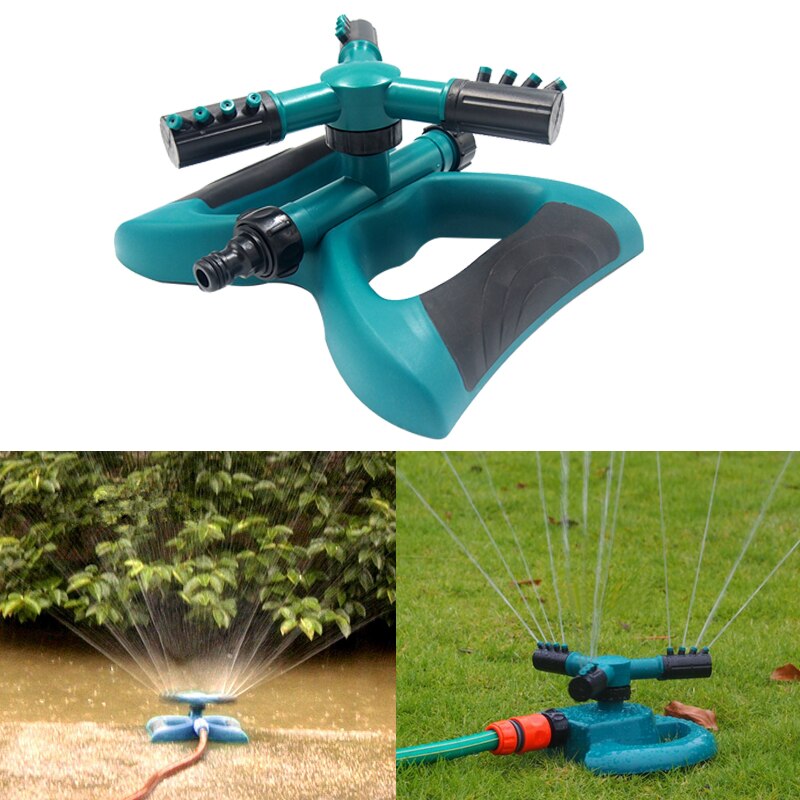 360 Degree Adjustable Plastic Spray Nozzle Garden Water Sprinkler Greening Garden Irrigation Rotatable Sprayer Garden Lawn 1Pcs