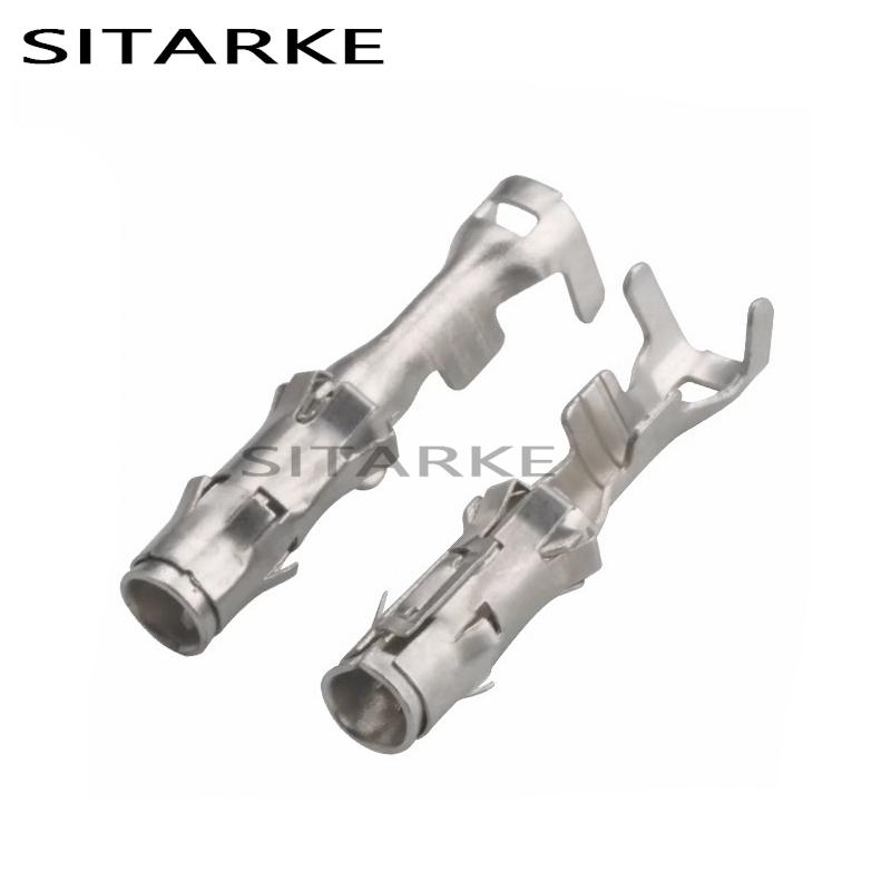 100 stuks krimpterminal 929975 -1 voor Auto Tyco Connector Vervanging van 929968 -1: Paars / 6P