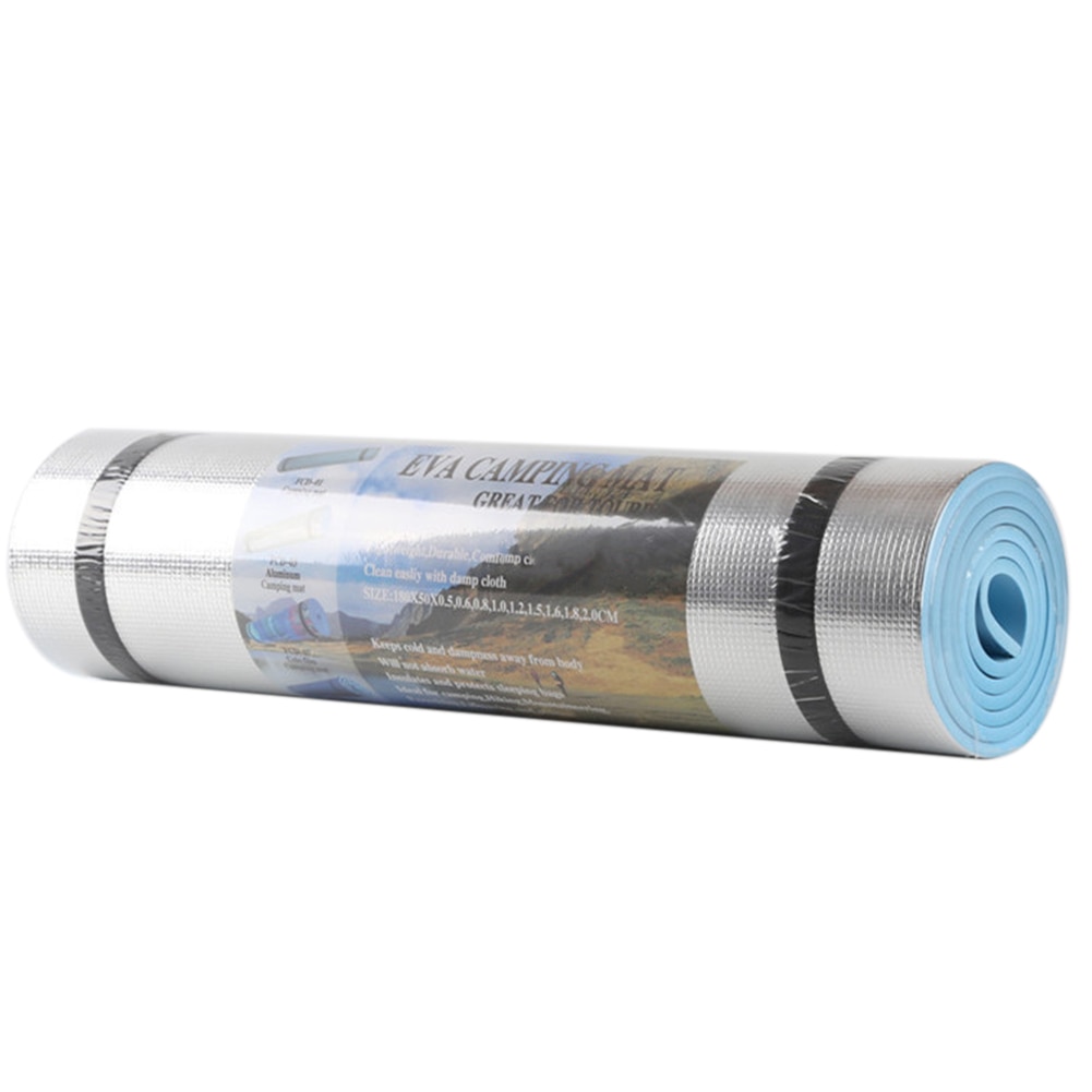 Yoga Mat Soft Gym Moisture Proof Universal Easy Clean Outdoor Non Slip Pilates Aluminum Film Sports Fitness Portable