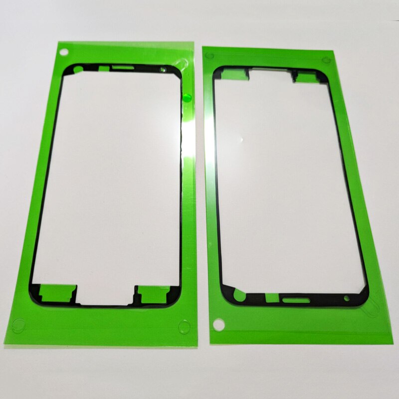 2 stücke Original neue Für Samsung Galaxis S 5 G9006V Kleber Kleber Für Samsung S5 Vorne LCD Anzeige Rahmen Lünette aufkleber