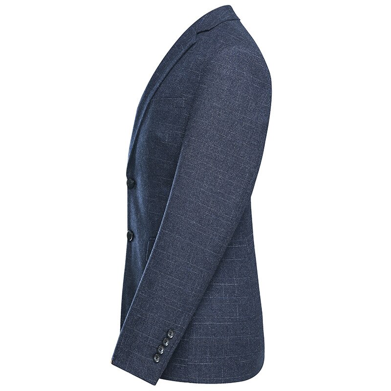 CLASSDIM Brand Men Blazer Men's Striped Print Spring Autumn Suit Jacket Business Casual Style Male Formal Blazers