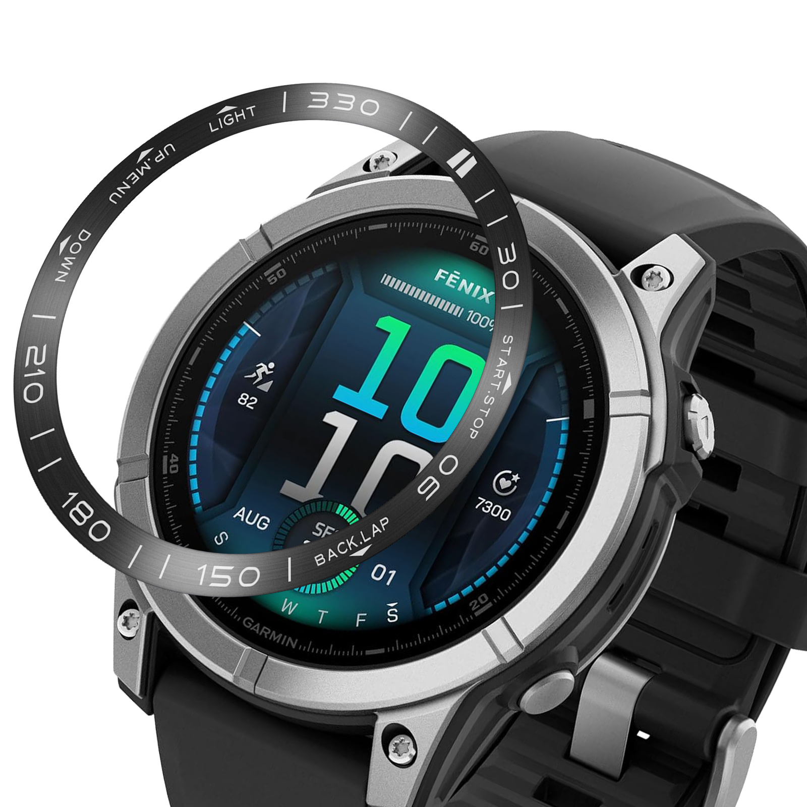Bisel de reloj para Garmin Fenix 8 7X 51mm 7 47mm 6X 6 5X 5 Protector de reloj inteligente cubierta de Metal anillo de parachoques carcasa marco funda protectora