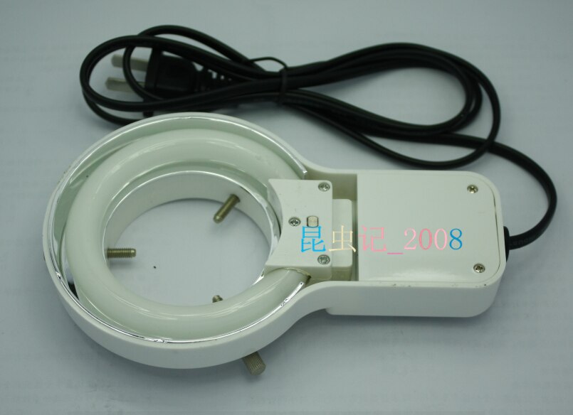 Internal Diameter 64MM Industrial Microscope Ring Light Source 8W Fluorescent Tube Fluorescent Light Source