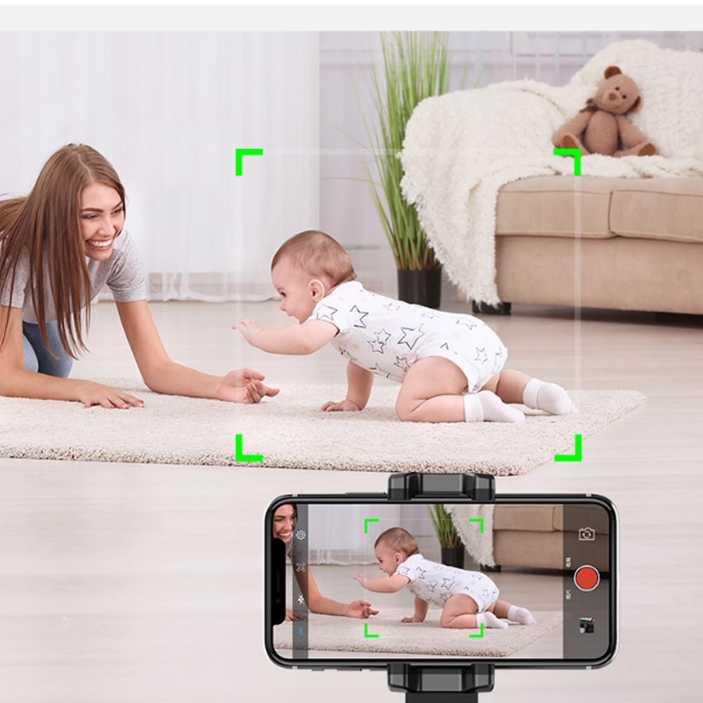 Smart Tracking Gimbal - 360° Face Recognition - AI Composition - Bluetooth - for Vlogging & Live Video