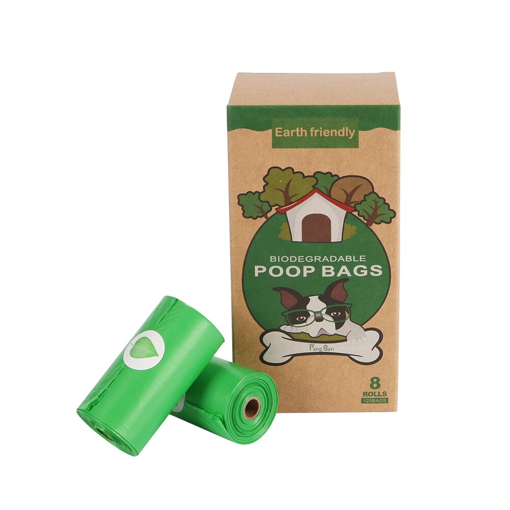 Dog Poop Bags biodegradable Earth-Friendly Dog Waste Bags Dog Pooper Scooper Several colors to choose: 8rolls