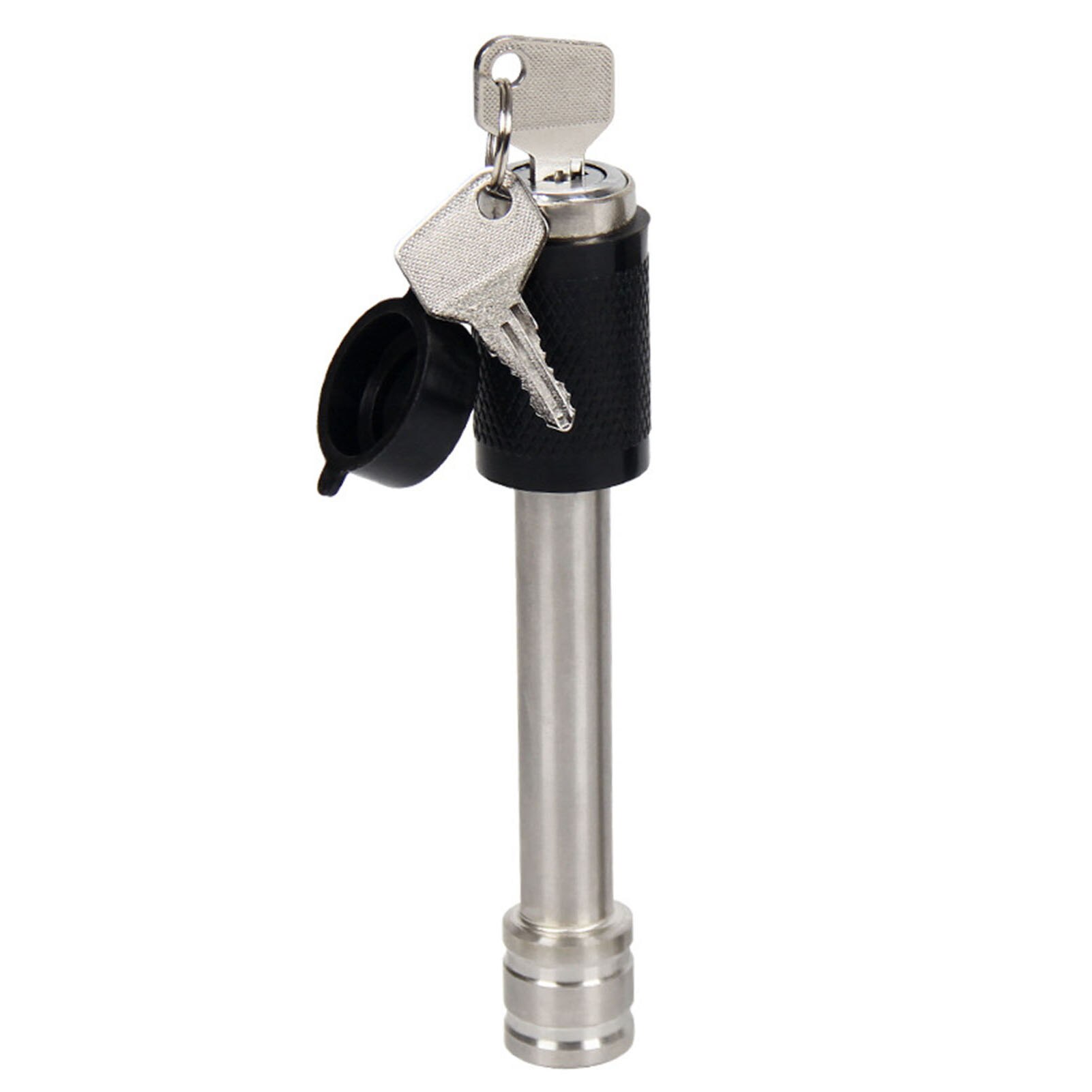 Trailer Hitch Pin Lock Non-slip Car Accessories Trailer Locking Pin Towing Bar Tow Hook Lock For Universal (Including Two Keys): Long