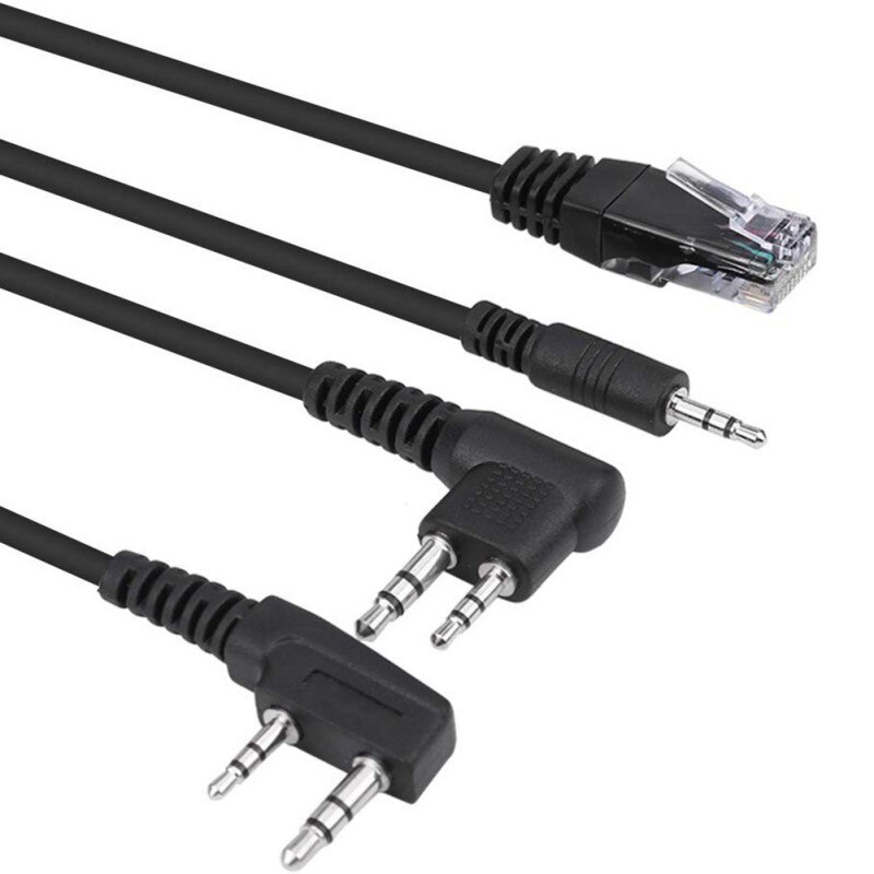 Câble de données de programmation USB multifonction 8 en 1 pour talkie-walkie KENWOOD/QuanSheng/HYT/Motorola/YAESU/ICOM Radio